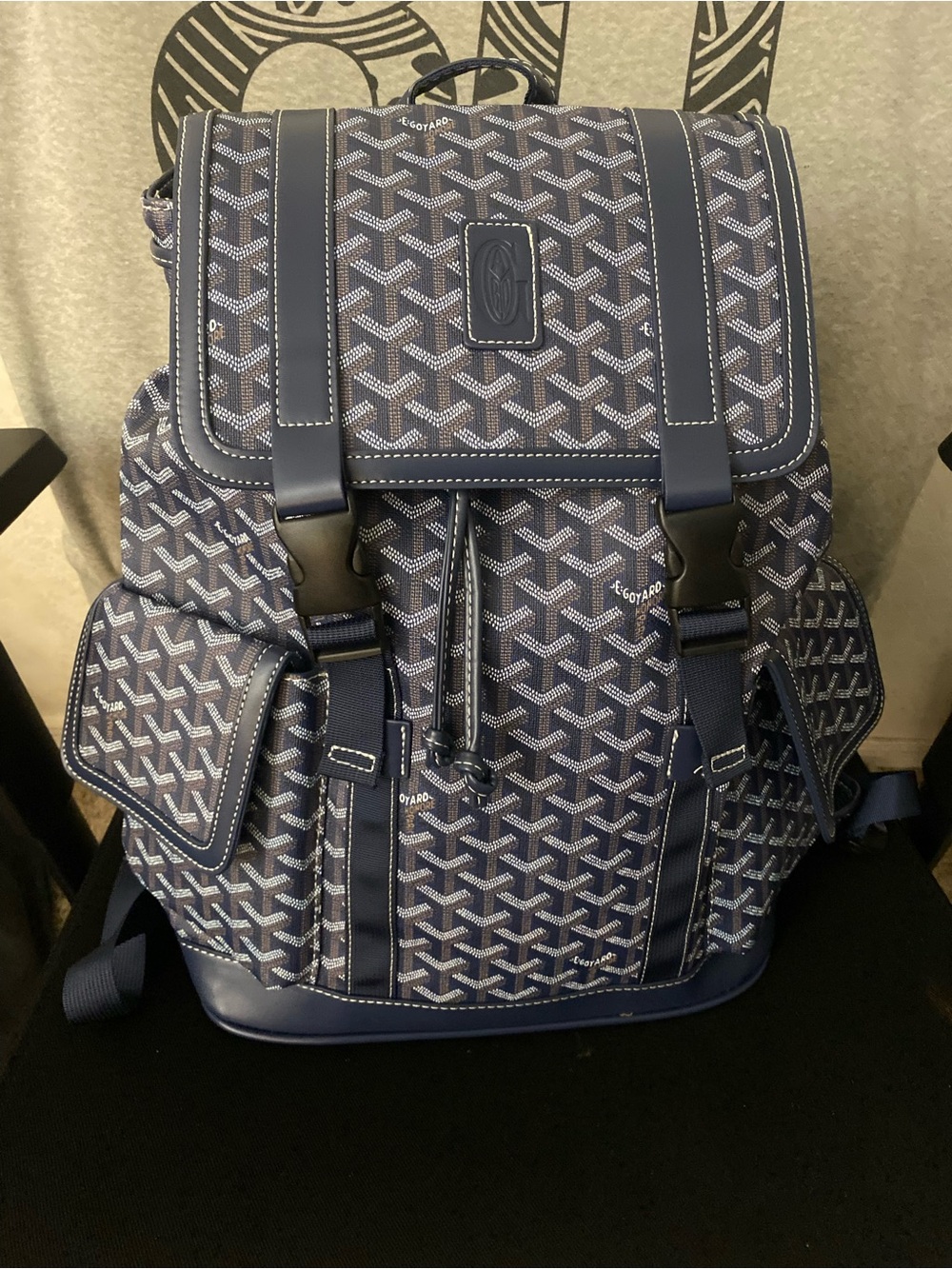 Goyard backpack, Clrs blue navy and white